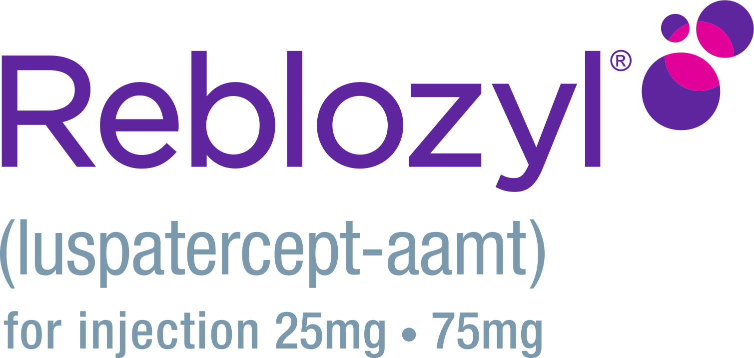 Logo: REBLOZYL® (luspatercept-aamt)