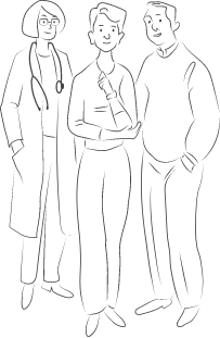 Hypothetical care team for patient with anemia in myelodysplastic syndromes (MDS)