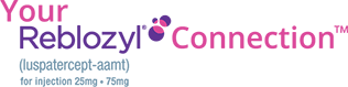 Your REBLOZYL® (luspatercept-aamt) Connection™ logo