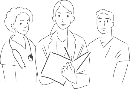 Hypothetical healthcare team